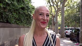 Middle-aged MILF Yelena Vera with bouncy breasts gets together for a public romp