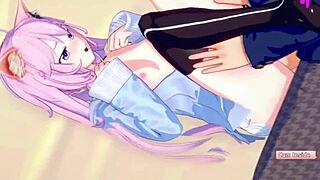 nyanners in a hentai 3d sex scene