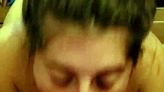 Latina performs intense blowjob on monster cock until dry