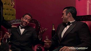 What Makes These Big-Tit Babes Happier Than Group Fucking?