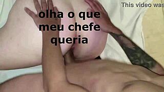 sensational latina wife gets horny with black boss