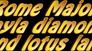 crazy white bitch goes wild in this clip