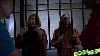 blonde teen and her bestie get their pussies fucked in every position at the bar