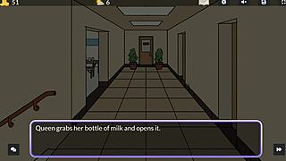 queens brothel 8 - nerdy guy humiliates her with facial