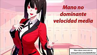 Enjoy in anime style handjob video the thrill of joi roleplaying