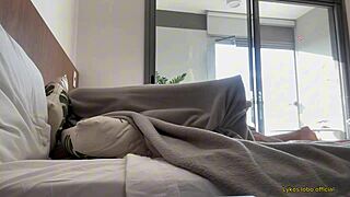 The neighbor lets me cum inside for the cuckold.