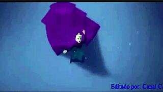 Is Elsa crossdressing while Anna gets banged in Frozen hentai?