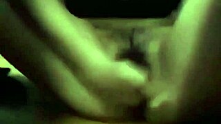 Curvy MILF Enjoys Solo Play on Leather Couch Tonight