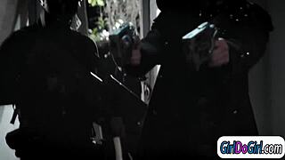 Hairy lesbians threesome and a doctor in a hospital