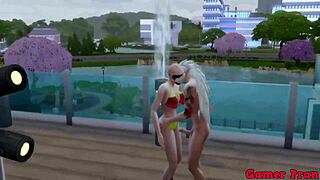 Naruto Hentai Threesome by Pool