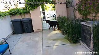 Sexy Samantha Saint Masturbates Her Big Tits and Pussy