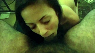 i watch her suck my girlfriend's pussy juices off my cock, feeling so turned on