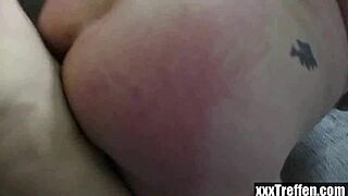 why does this german bbw amateur get fucked at home by a young guy?