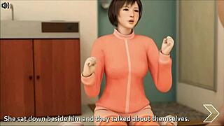 Cartoon character becomes horny, looks for the satisfaction from his friend