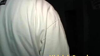 Rimjob and handjob being given by petite blonde babe