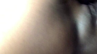 Ebony milf gives blowjob and doggy?