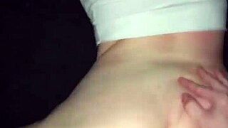 i watch my cute petite girlfriend take my dick bent over