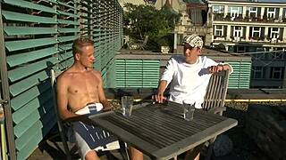 Romantic homosexual sex between two guys