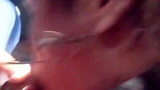 Brazilian Shemale Delivers Fast, Hard Oral in Car