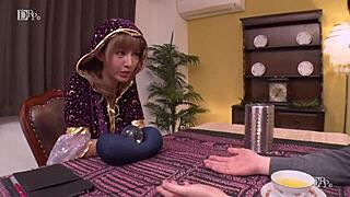 First time with the lucky fortune teller beauty