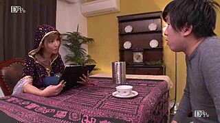 First time with the lucky fortune teller beauty