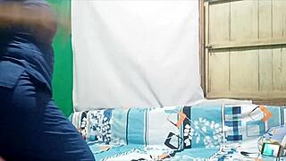 After hospital stress, I touch myself and my boss loves watching!