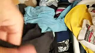 Comes on, bi guys have a kinky gay panty raid