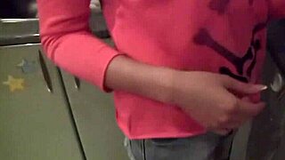 sexy girl strips lingerie gets nude rides rod