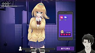 playing this anime hentai game