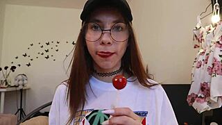 Nothing Unusual, Just SUCKING A Chupa Chups