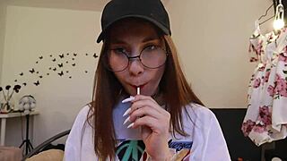 Nothing Unusual, Just SUCKING A Chupa Chups