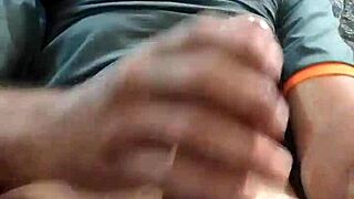 Mature Man Masturbates During Massage Session