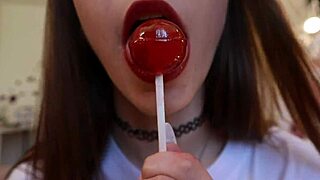Nothing Unusual, Just SUCKING A Chupa Chups