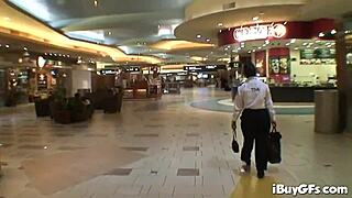 bikini babe gets toyed in her hot round booty outdoors