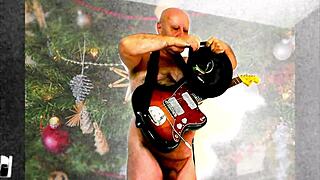 Monster cock action turns into erotic dancing and Christmas cheer
