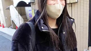 Long-bodied Japanese OL falls into hardcore doggystyle cumshot