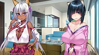 In this hentai tale, the kinky kitsune and tantalizing tanuki indulge in a wild threesome with big tits and creampie action.