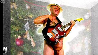 Christmas preview shows dancing with ripped clothes gaping pussy