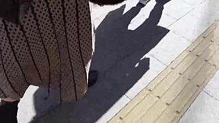 Long-bodied Japanese OL falls into hardcore doggystyle cumshot