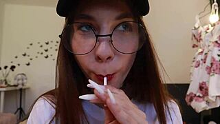 Nothing Unusual, Just SUCKING A Chupa Chups