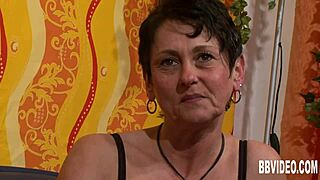 German Milf Masturbating in Heels and Shoes