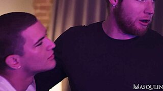 Markus kage jerk off on ryan stone and jay when they fuck