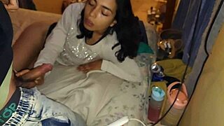 Beautiful Petite Brunette Feels Intense Pleasure in Assfucking Session