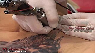 extreme model alira astro tattoos her tight pussy