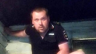 full video of rough fucking policeman's asshole with a bottle in russian gay scene on big ass