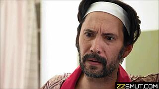 Why is the crazy neighbor working out naked?