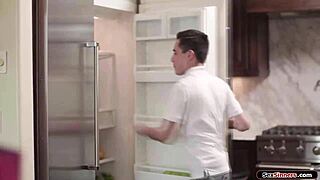 Petite Brunette Deepthroats Cock Hard