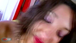 French Slut Orgasms Wildly from Older Cock in Rough Ass Fucking