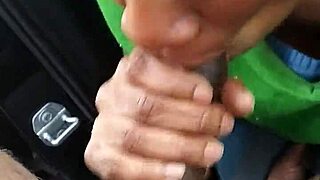 someone sucking a dick outside in public