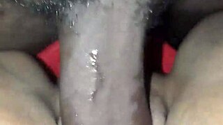 black stud banging a sexy mulata with intense creampie action